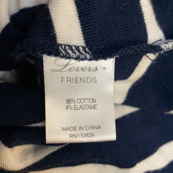 Lovers + Friends Striped Knot Yours t-Shirt Dress - Picture 5 of 10